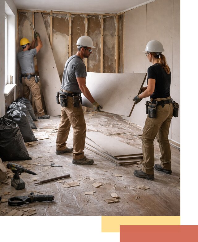 Демонтаж стеновых панелей в Кемерово быстро и аккуратно