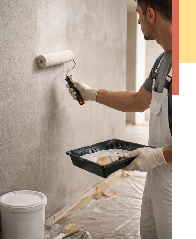 Грунтовка стен в Кемерово от 2289 руб. м2 — быстро, недорого, с материалом | ОТДЕЛОЧНИК-Кмр