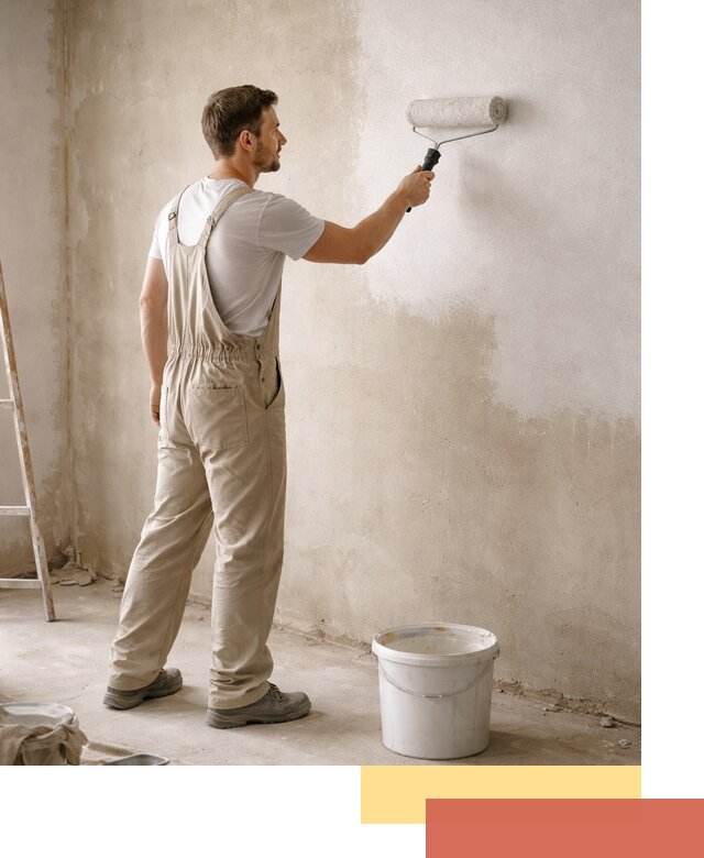Грунтовка стен под отделку в Кемерово профессиональным раствором