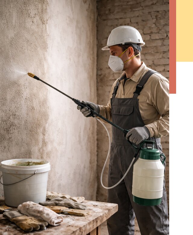 Антисептическая обработка стен в Кемерово от 1249 руб. — быстро и недорого | ОТДЕЛОЧНИК-Кмр