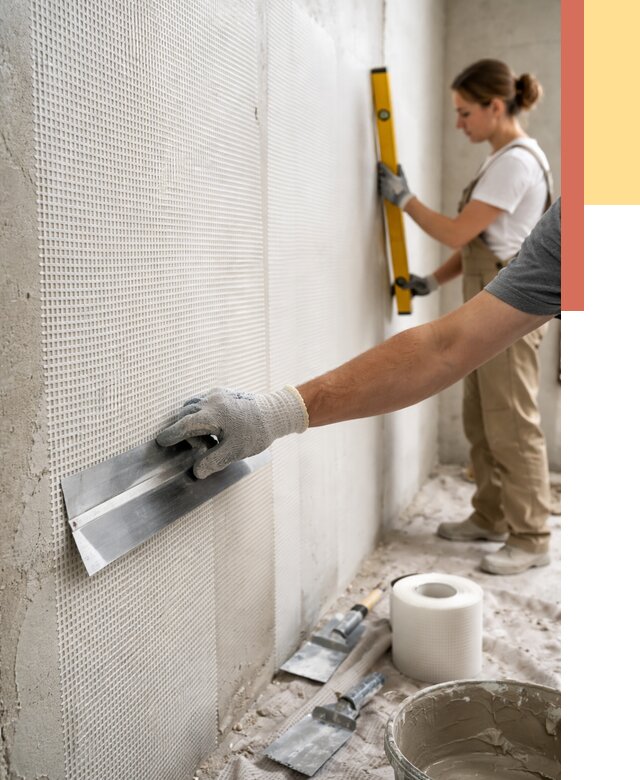 Армирование стен стеклосеткой в Кемерово от 3330 руб. под ключ | ОТДЕЛОЧНИК-Кмр