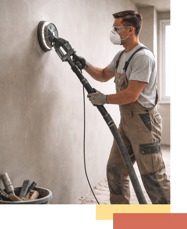 Профессиональная шлифовка стен в Кемерово быстро и качественно