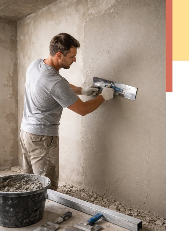 Штукатурка стен без маяков в Кемерово от 7492 руб/м2 — услуги и цена | ОТДЕЛОЧНИК-Кмр