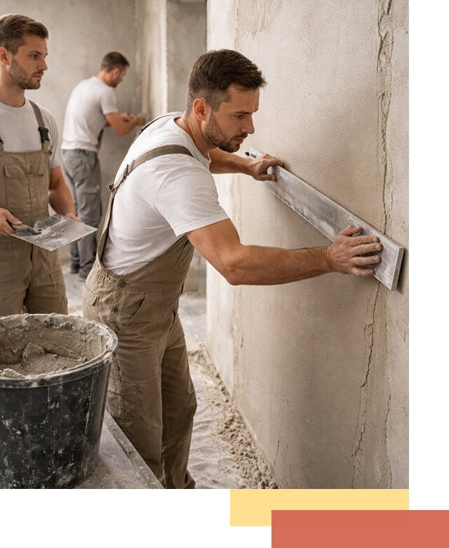 Штукатурка стен без маяков в Кемерово быстро и качественно