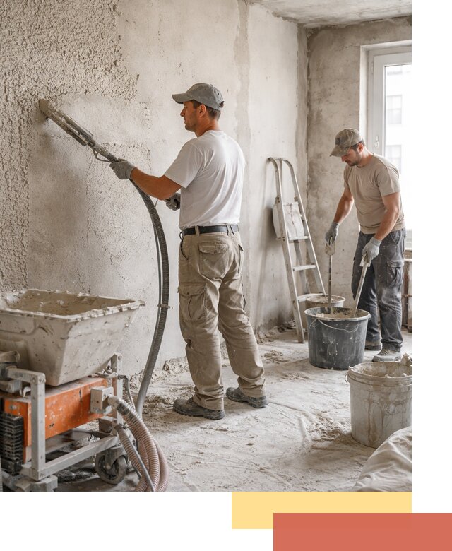 Машинная штукатурка стен в Кемерово — быстро и качественно