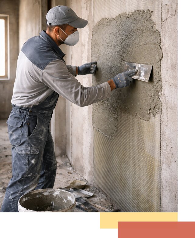 Штукатурка стен по сетке в Кемерово под ключ качественно и быстро