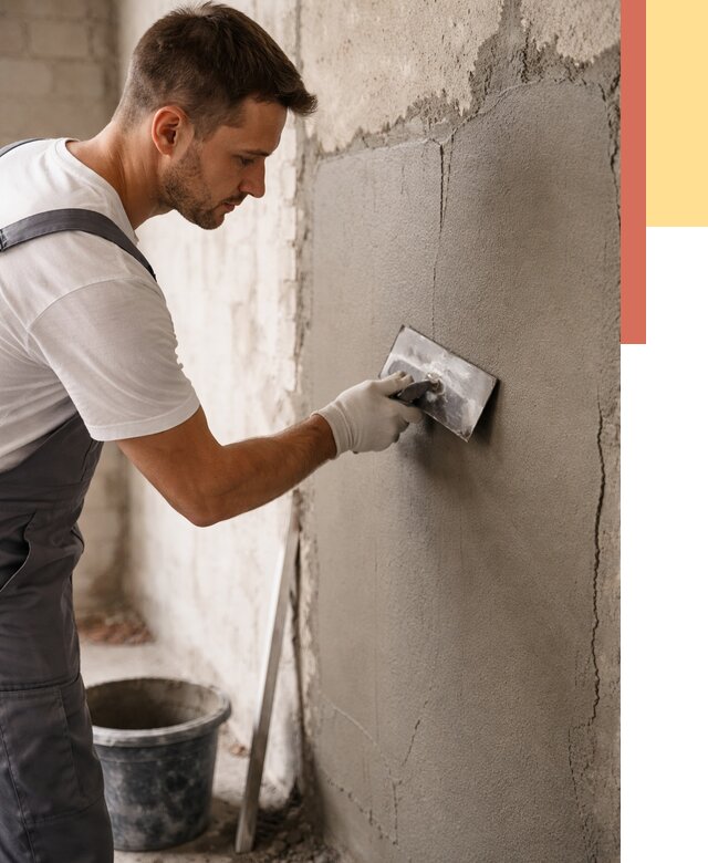 Штукатурка стен под плитку в Кемерово от 4371 руб./м2 — выравнивание под плитку | ОТДЕЛОЧНИК-Кмр