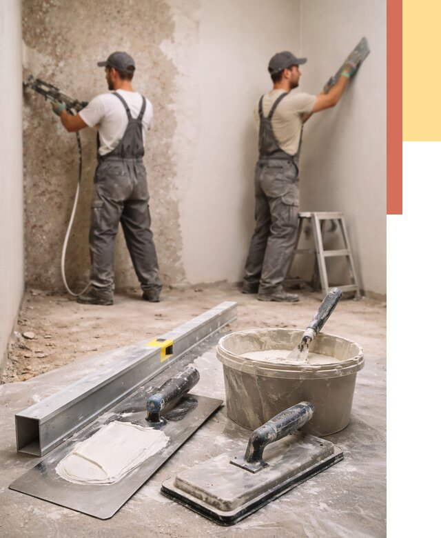 Штукатурка стен под обои в Кемерово от 4683 руб./м2 — выравнивание под обои | ОТДЕЛОЧНИК-Кмр