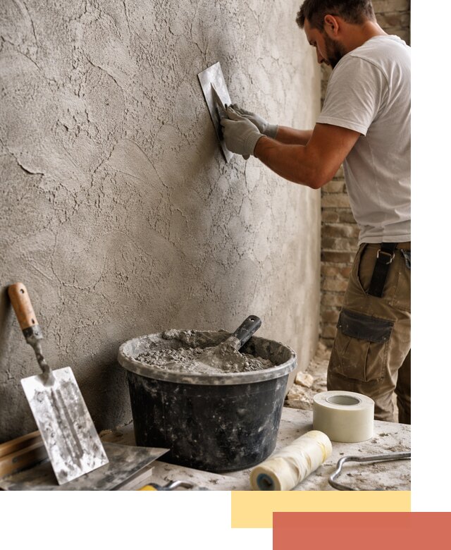 Декоративная штукатурка лофт в Кемерово — отделка стен и потолков