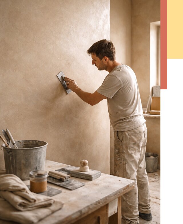 Марокканская штукатурка таделакт в Кемерово под ключ от 4371 руб. | ОТДЕЛОЧНИК-Кмр