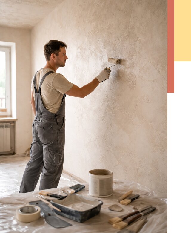 Нанесение лессирующей краски по декоративке в Кемерово от 1821 руб. | ОТДЕЛОЧНИК-Кмр