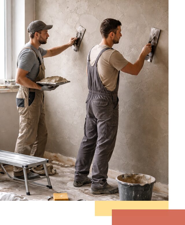 Ремонт декоративной штукатурки и восстановление фактуры в Кемерово