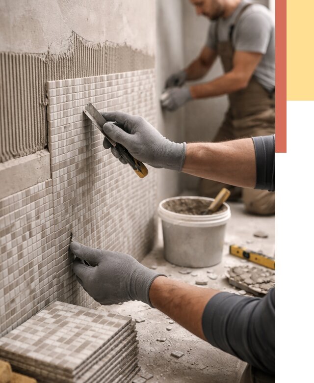 Облицовка стен мозаикой в Кемерово от 3330 руб/м2 — укладка мозаики на стены | ОТДЕЛОЧНИК-Кмр