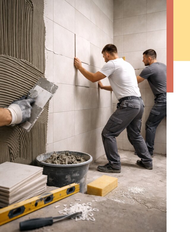 Укладка плитки на стены в Кемерово от 885 руб. — качественно и недорого | ОТДЕЛОЧНИК-Кмр