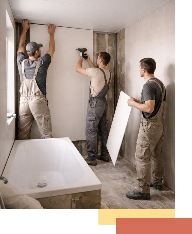 Отделка ванной панели ПВХ профессионально в Кемерово