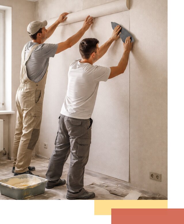 Поклейка виниловых обоев в Кемерово профессионально и качественно