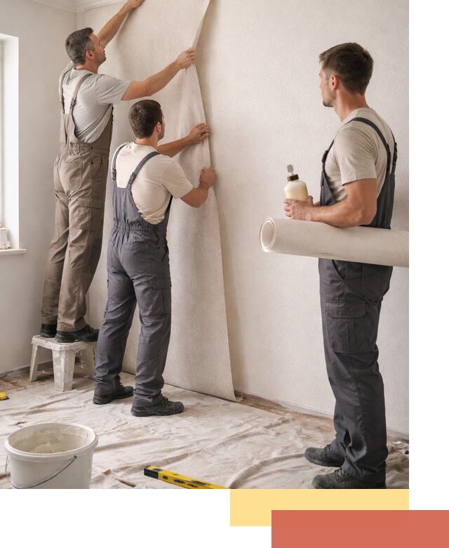 Оклейка стен обоями в Кемерово — качественно и профессионально