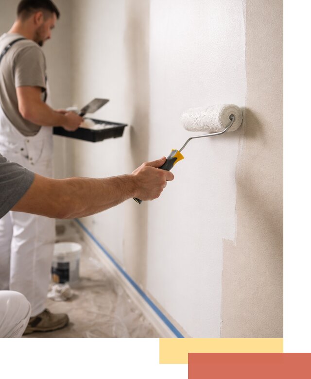 Покраска стен акриловой краской профессионально в Кемерово