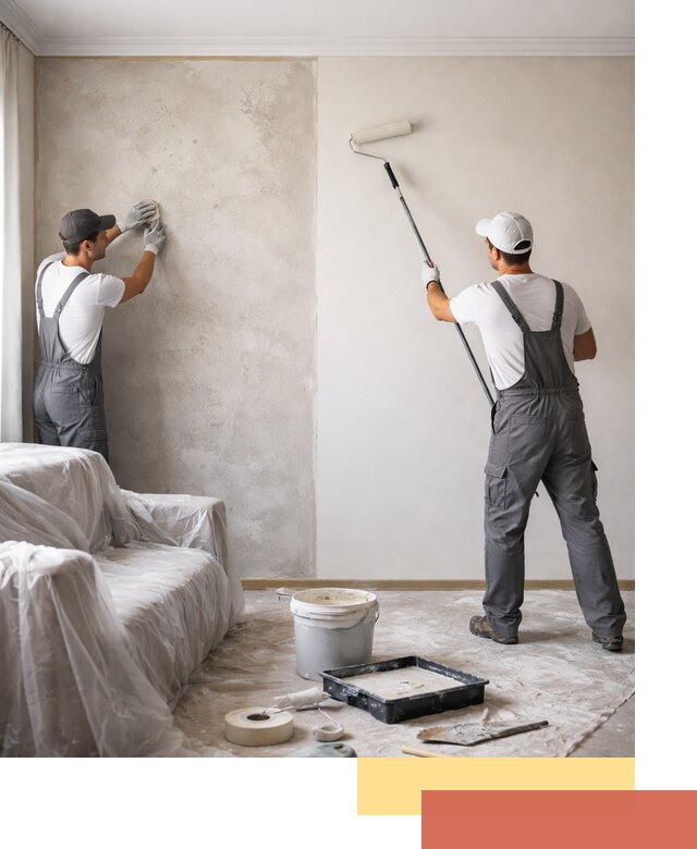 Покраска стен антивандальной краской в Кемерово