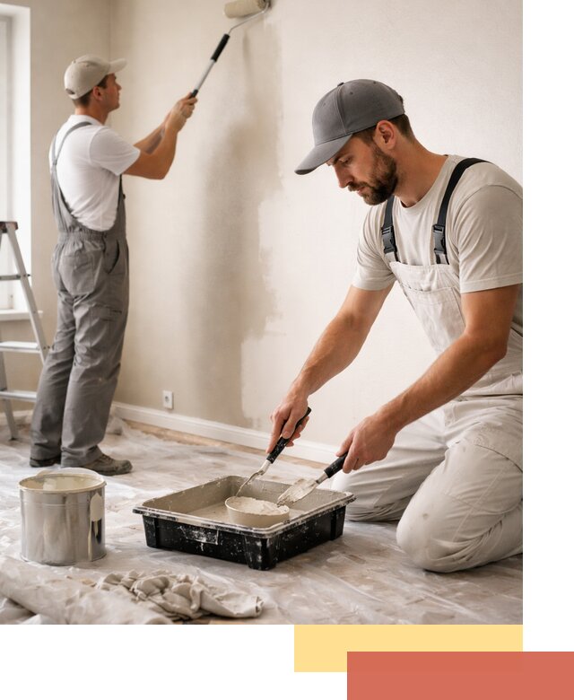 Покраска стен в квартире в Кемерово — профессионально и аккуратно