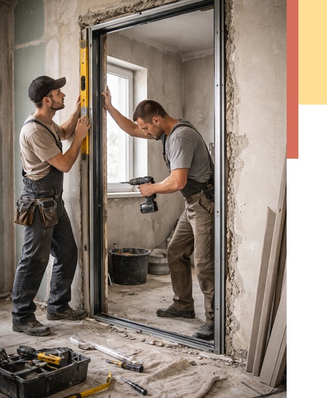 Закладка дверного проема в Кемерово от 3642 руб. — быстро и недорого | ОТДЕЛОЧНИК-Кмр