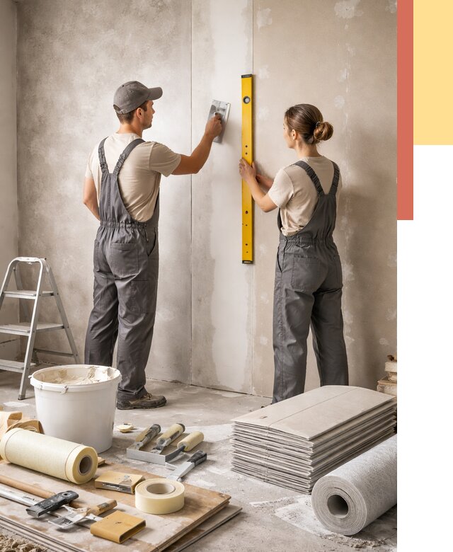 Отделка стен в Кемерово от 1561 руб/м² — недорого, быстро, под ключ | ОТДЕЛОЧНИК-Кмр