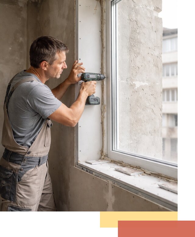 Монтаж гипсокартонных откосов в Кемерово под ключ