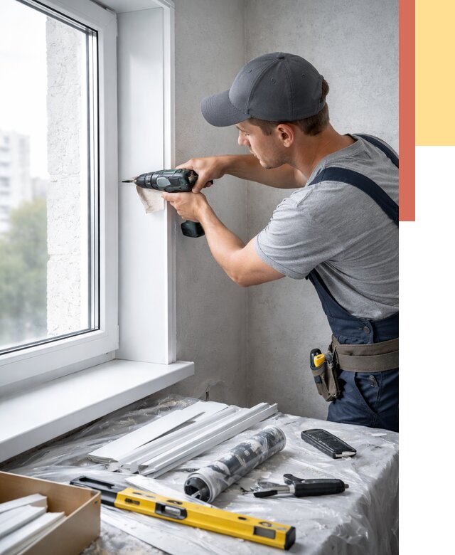 Установка пластиковых откосов в Кемерово от 2341 руб. | ОТДЕЛОЧНИК-Кмр монтаж, быстро и недорого