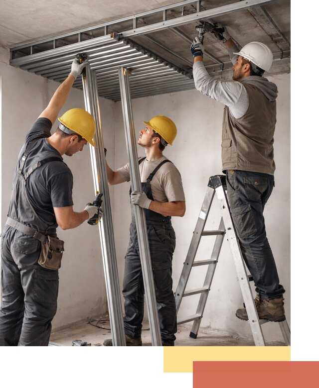 Монтаж реечного потолка под ключ в Кемерово