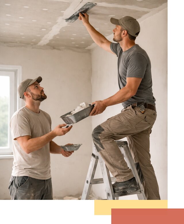 Шпаклевка потолка из гипсокартона в Кемерово качественно и быстро