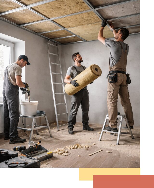 Шумоизоляция потолка в Кемерово: профессиональный монтаж и отделка