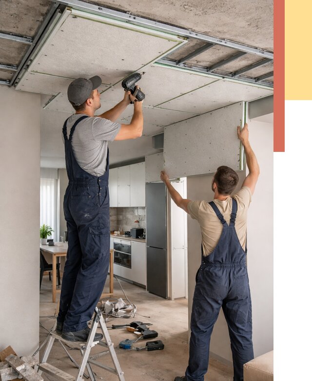 Шумоизоляция потолка панелями зипс в Кемерово от 1925 руб. под ключ | ОТДЕЛОЧНИК-Кмр